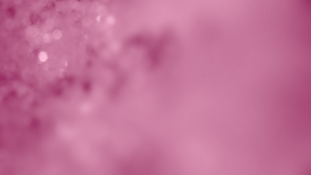 摘要粉红玫瑰水平横幅背景模板与白色散景闪烁和复制空间图片下载