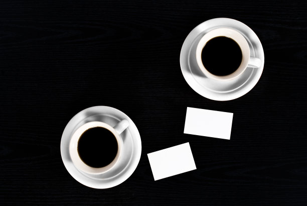 咖啡和名片图片下载