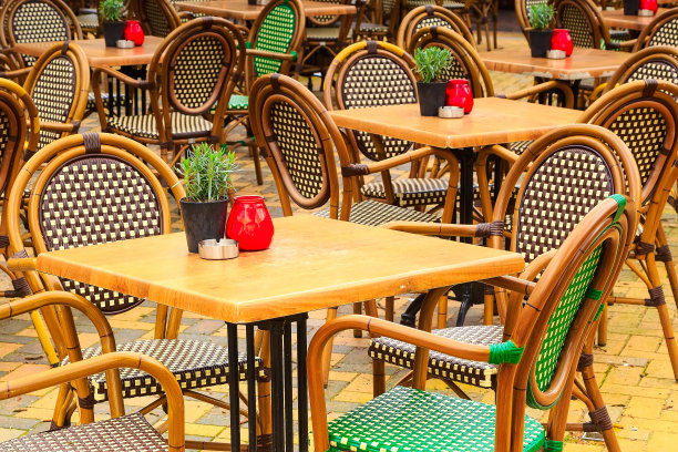 传统欧洲荷兰街头餐厅，荷兰图片下载