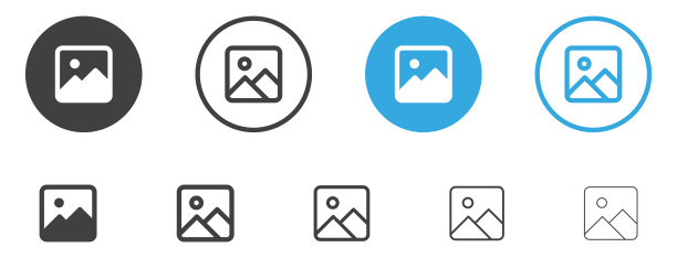 图库图标矢量，图片相册图标图片下载