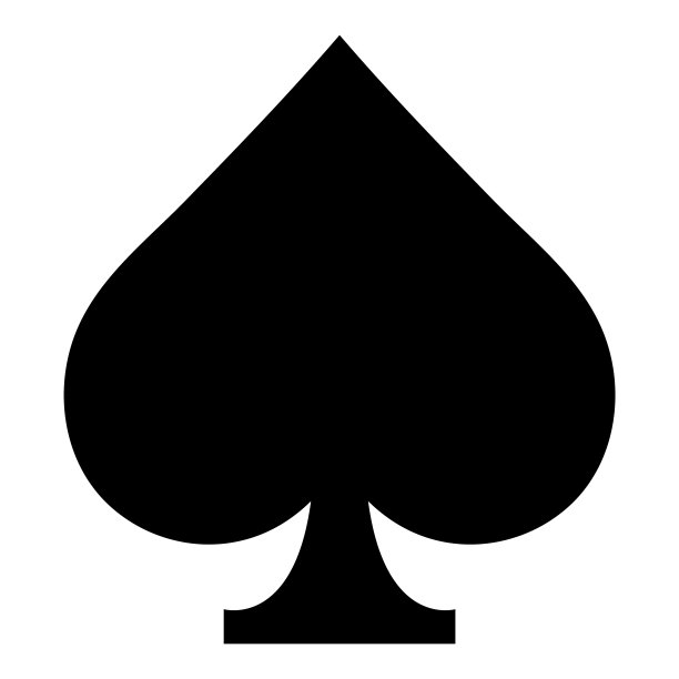 黑桃套装图标。矢量图图片下载