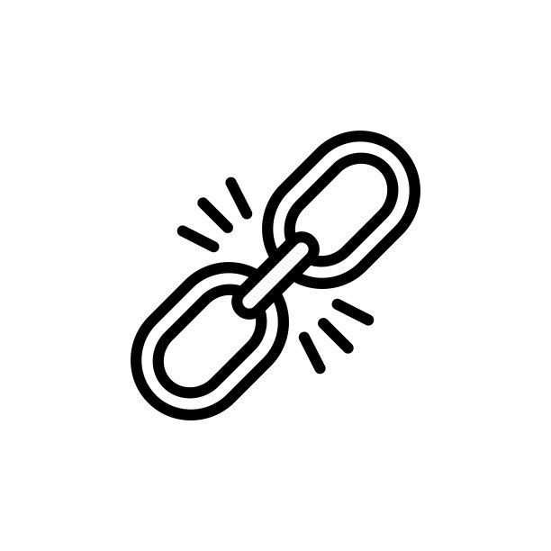链图标标志设计矢量模板插图图片下载