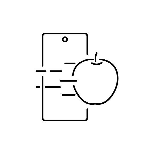 素食或纯素食品市场的图标说明纯素和有机标志。通过手机或智能手机在线订购并送货图片下载