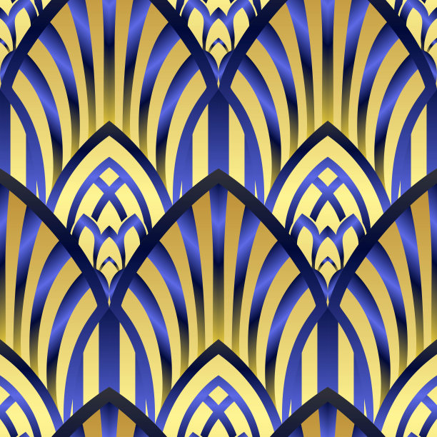 巴洛克无缝模式。复古装饰模板与模式。图片下载