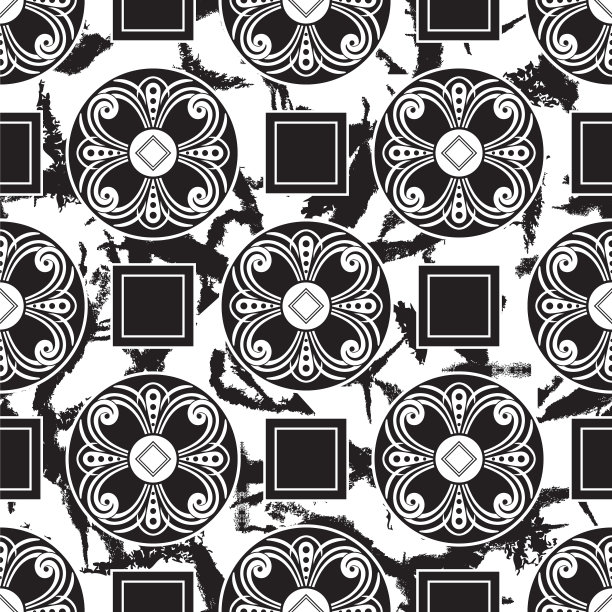 无缝矢量背景。复古装饰模板与模式。伊斯兰，土耳其，印度，阿拉伯。矢量图图片下载