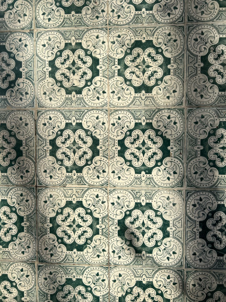 古老的传统葡萄牙瓷砖- Azulejos图片下载