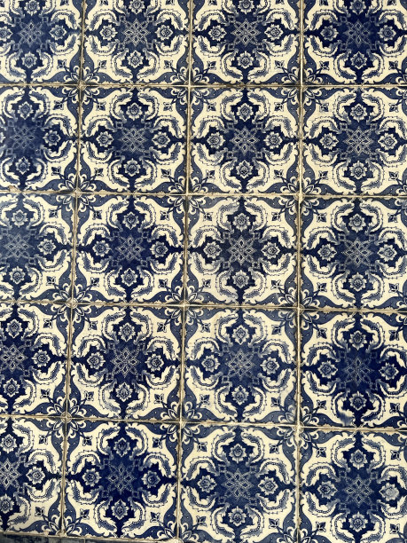 古老的传统葡萄牙瓷砖- Azulejos图片下载