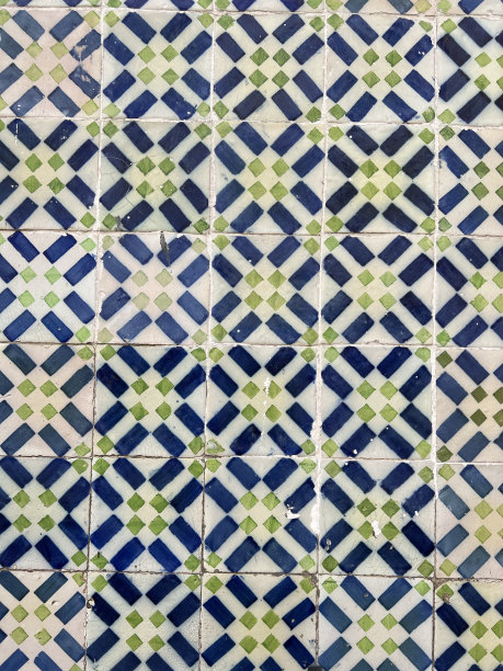 古老的传统葡萄牙瓷砖- Azulejos图片下载