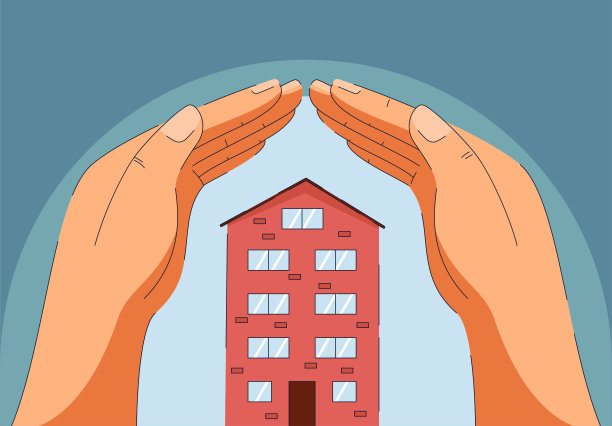 握在手中的房子，保护自己远离危险图片下载