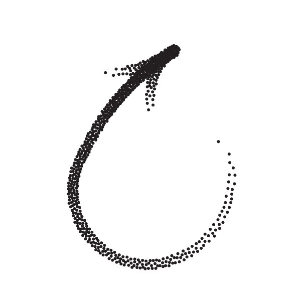 手绘点画箭头矢量在素描风格孤立在白色背景上。箭头铅笔矢量插图图片下载