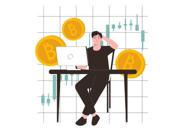 比特币和加密货币投资，加密货币交易获利和从比特币价格获利。图片下载