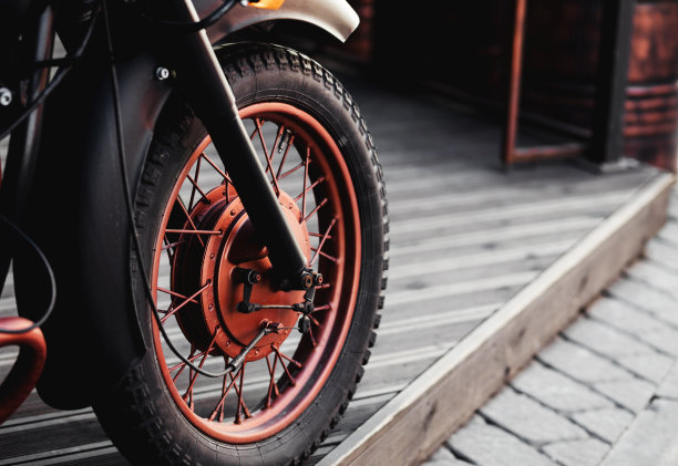 老式摩托车轮图片下载