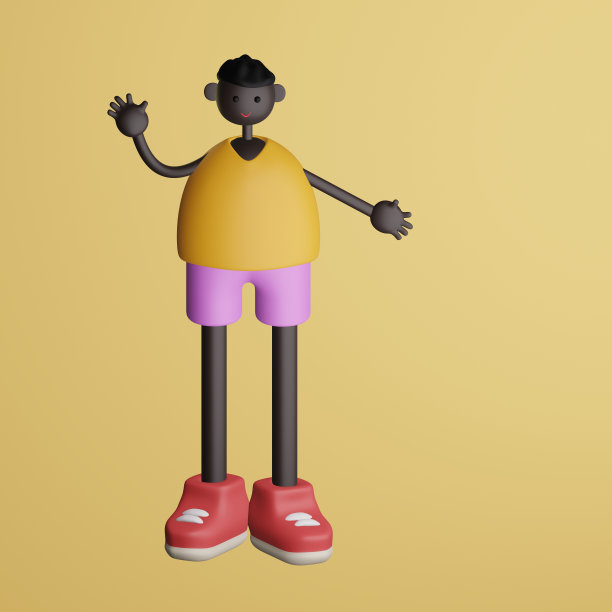 精力充沛的非洲裔美国男孩，摆出各种姿势图片下载