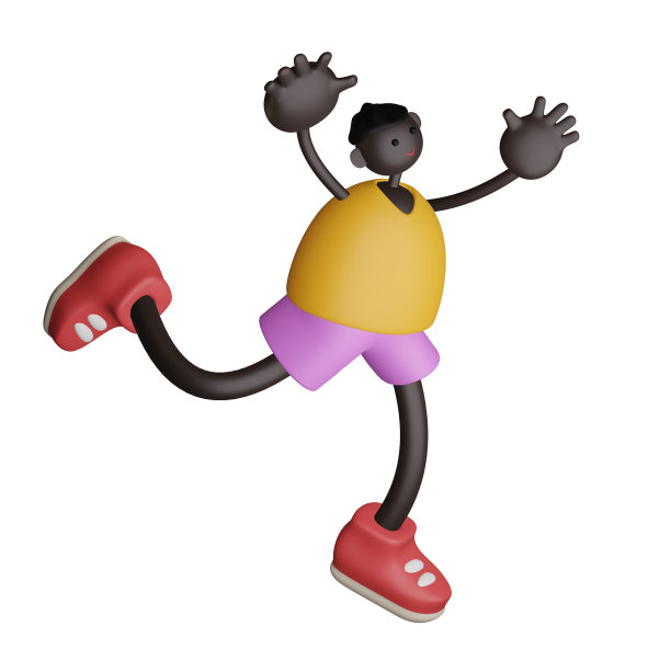 精力充沛的非洲裔美国男孩，摆出各种姿势图片下载