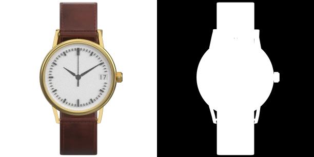 皮革表带腕表图片下载