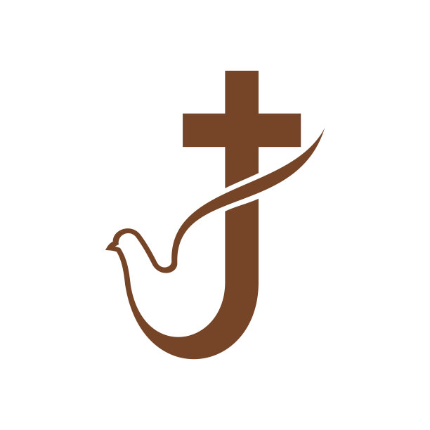 基督教的偶像与十字架和鸽子图片下载