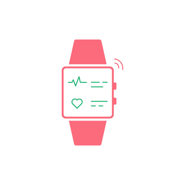 智能手表图标矢量设计。图片下载