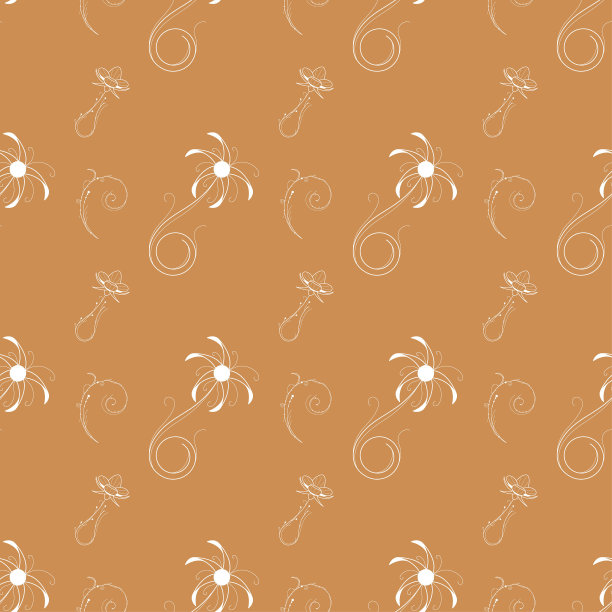 摘要涂鸦无缝图案植物分枝植物叶子叶子药草自然背景装饰矢量设计风格为打印纺织品，服装，礼品包装，墙纸，粉彩图片下载