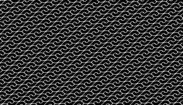 抽象链模式背景。带链子的黑白壁纸。图片说明。图片下载