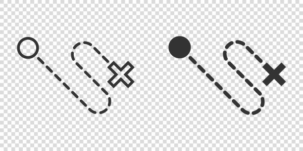 地图图钉图标在平坦的风格。GPS导航矢量图白色孤立背景。定位经营理念。图片下载