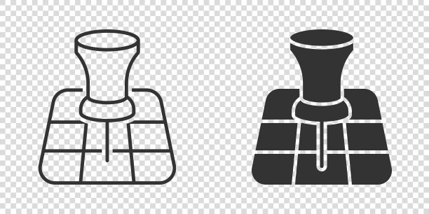 地图图钉图标在平坦的风格。GPS导航矢量图白色孤立背景。定位经营理念。图片下载