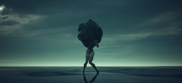 外星人精神控制身体掠夺者外太空女人后启示录科幻超自然怪物泥泞海滩荒地图片下载