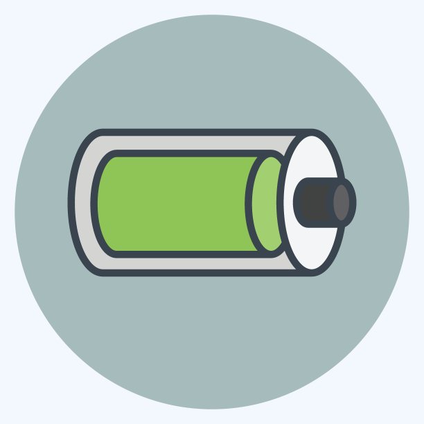 图标全电池。适合Web界面符号。颜色风格交配。简单的设计可编辑。设计模板向量。简单的符号说明图片下载