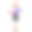 3D插图，站着微笑的女商人艾伦拿着笔记本电脑。用电脑画卡通人物肖像。沟通，办公场所概念，白色背景的3D渲染。图片下载
