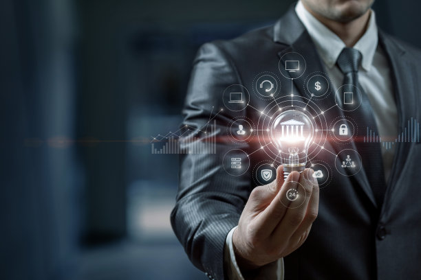 在银行业的创意理念。图片下载