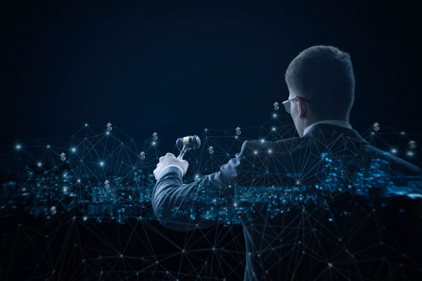 城市网络拍卖概念图片下载