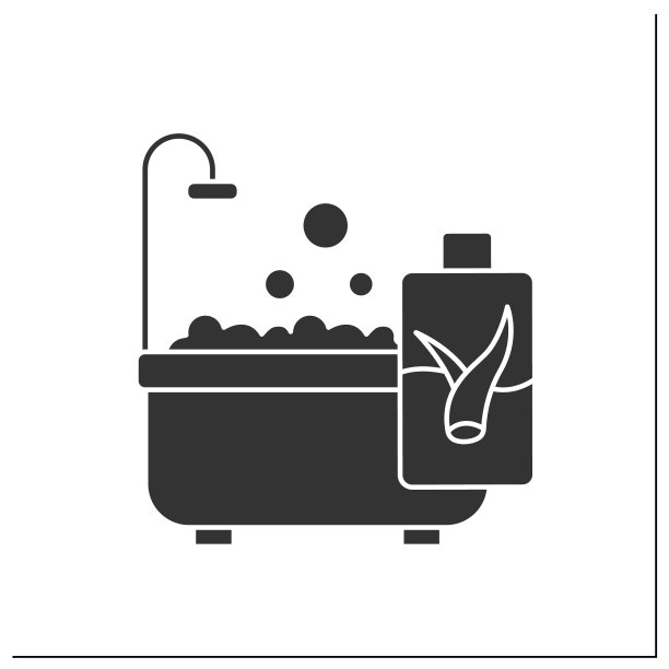 美容程序字形图标图片下载