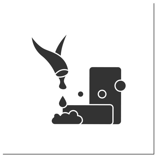 美容程序字形图标图片下载