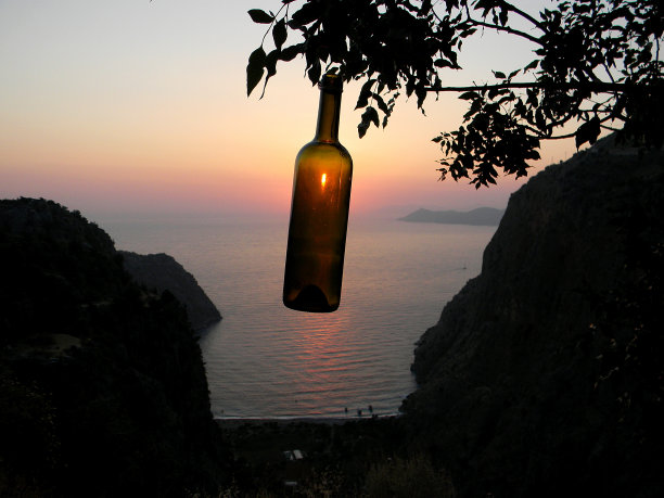 蝴蝶谷的日落图片下载