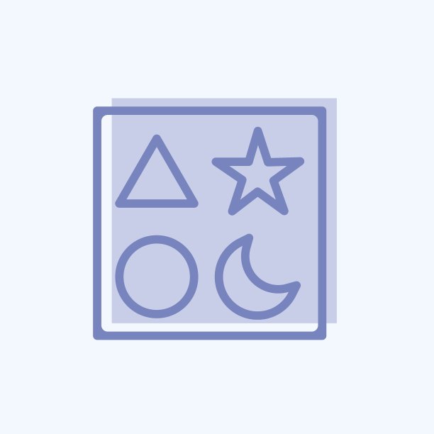 图标块2。适用于玩具标志。双调风格。设计简单，可编辑。设计模板向量。简单符号说明图片下载