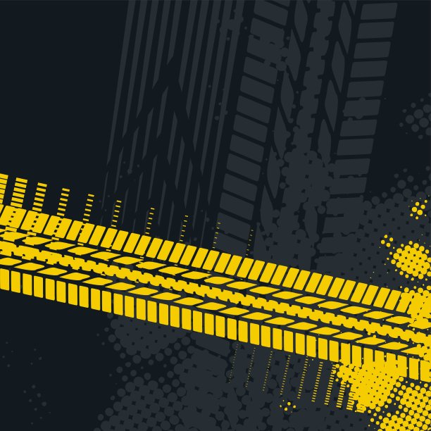 轮胎轨迹半色调背景图片下载