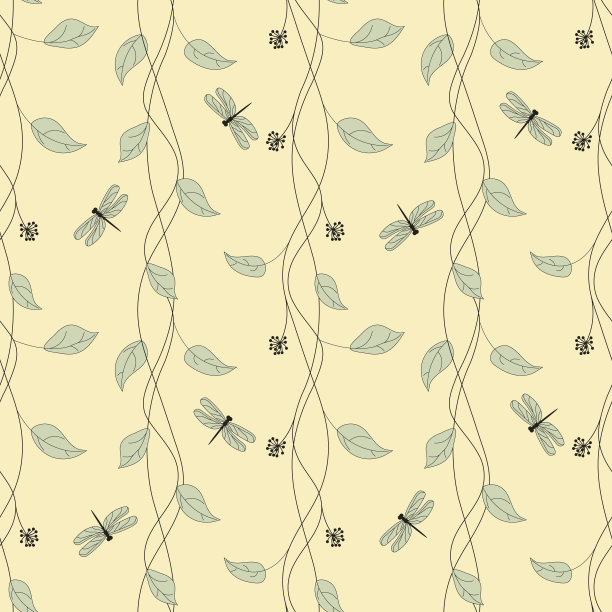 花枝和垂直条纹在柔和的颜色背景图片下载