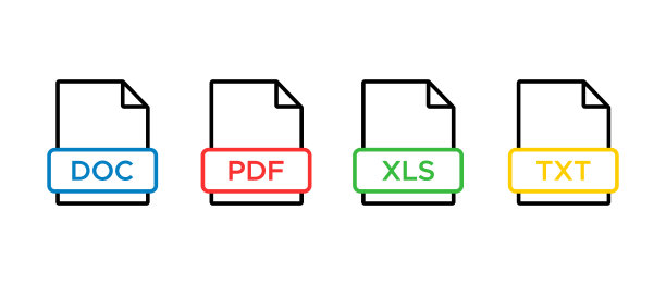 文档矢量图标设置大纲样式。文件大纲符号的应用程序和网站图片下载