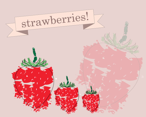 红草莓-水果图片下载