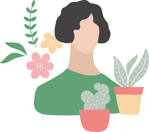 可爱的年轻女人和她的职业目标图片下载