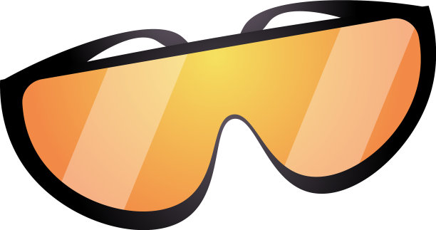 远足或露营五颜六色的金色护目镜现代图片下载