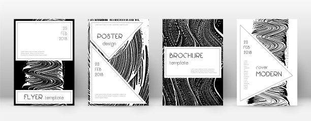 封面页设计模板时尚小册子layou图片下载