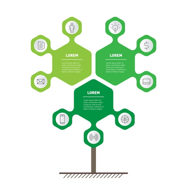 信息图技术或教育过程图片下载