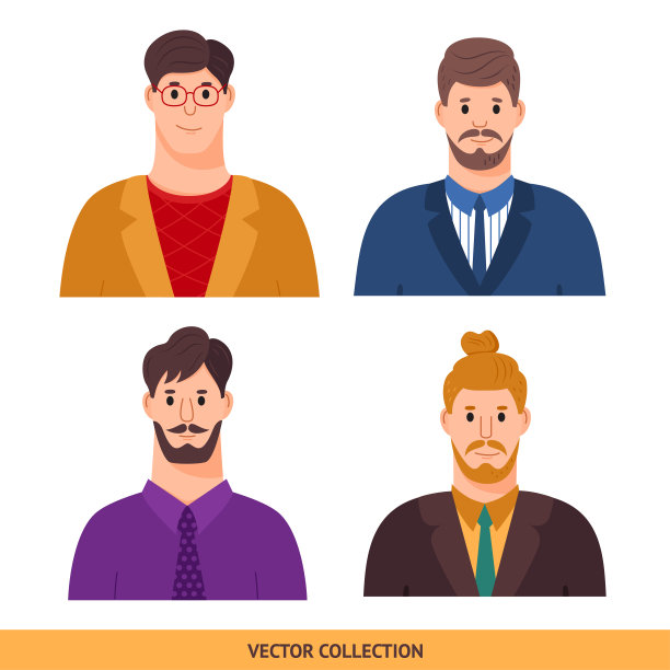 各种男人的画像图片下载