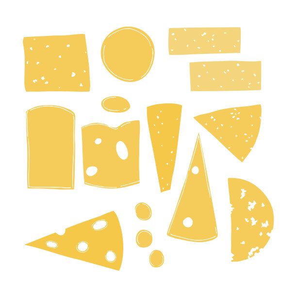 奶酪。矢量插图。图片下载