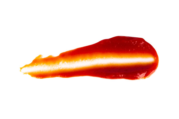蕃茄酱孤立在白色背景图片下载