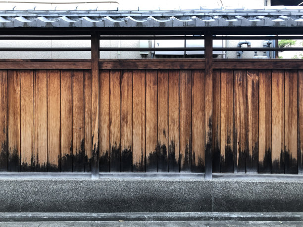 日本墙-石木材木材图片下载