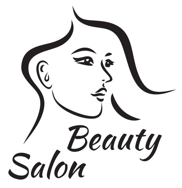 美容院的概念。标志设计。图片下载