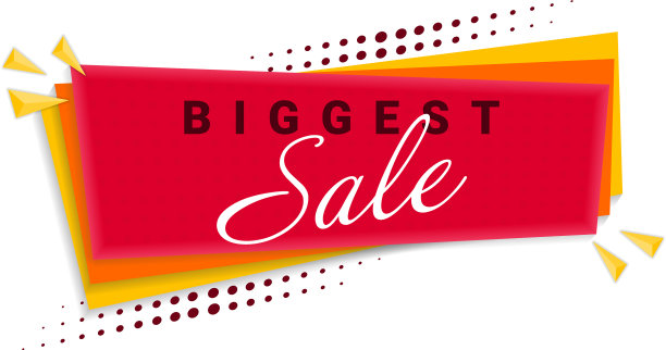 最大的销售横幅模板设计图片下载