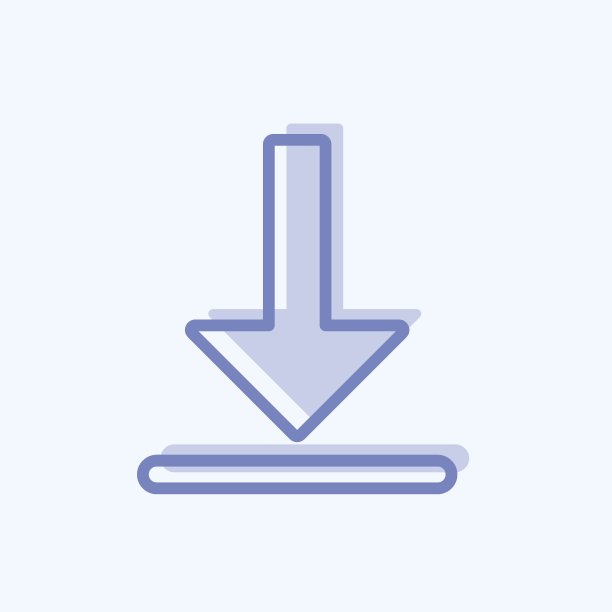 图标获取应用程序，适合信息图形符号。两个音调的风格。简单的设计可编辑。设计模板向量。简单的符号说明图片下载