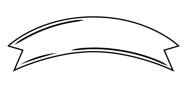 古董装饰丝带。抽象风格的横幅。图片下载